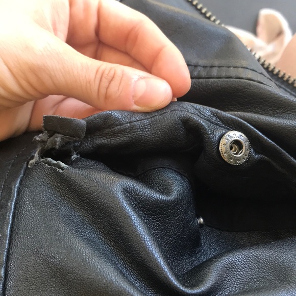 Genuine MNG leather jacket - Picture 3 of 3